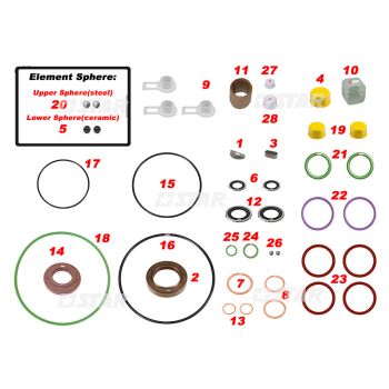 GASKET KIT C/R PUMP-BH CB28