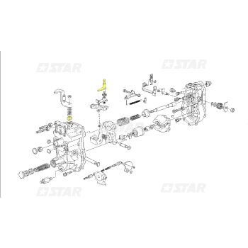 ZEXEL LEVER AND BUSH SET