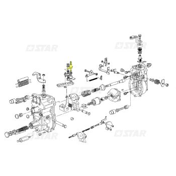 LEVER SHAFT ZEXEL-159205-3711