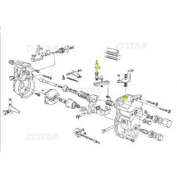 ZEXEL LEVER AND BUSH SET
