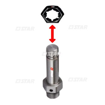 VALVE NUT PUMP CAT C7/C9