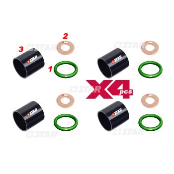 SEAL KIT SET-INJ/BH C/R-RENAULT